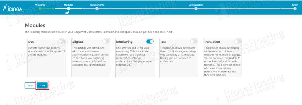 configuration of icinga 2 on ubuntu 20.04