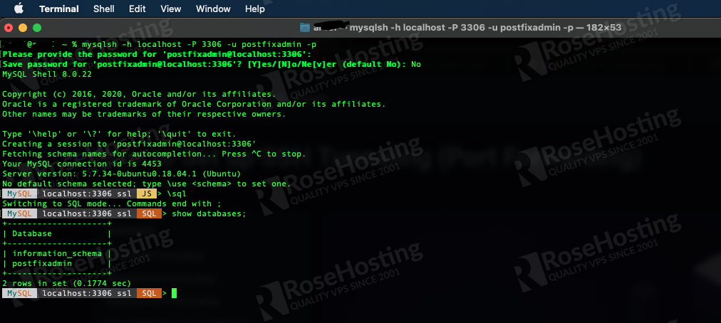 easily access database remotely through an ssl tunnel