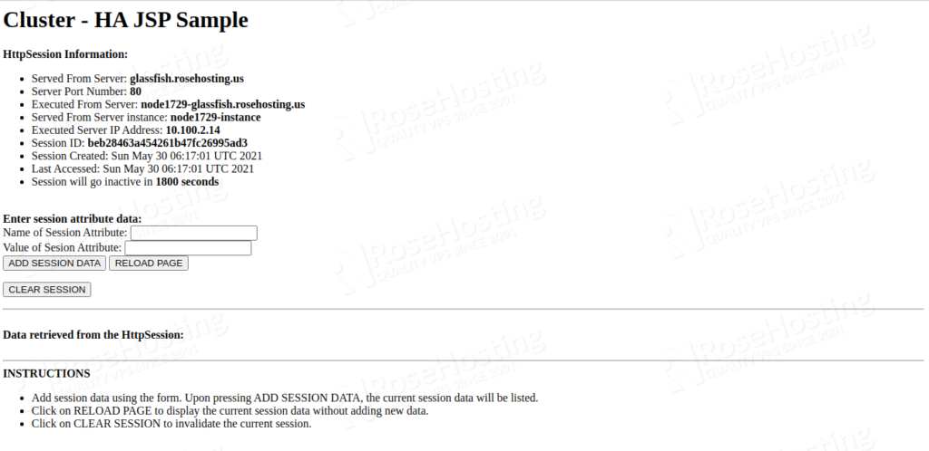 glassfish cluster installation using automatic load balancing