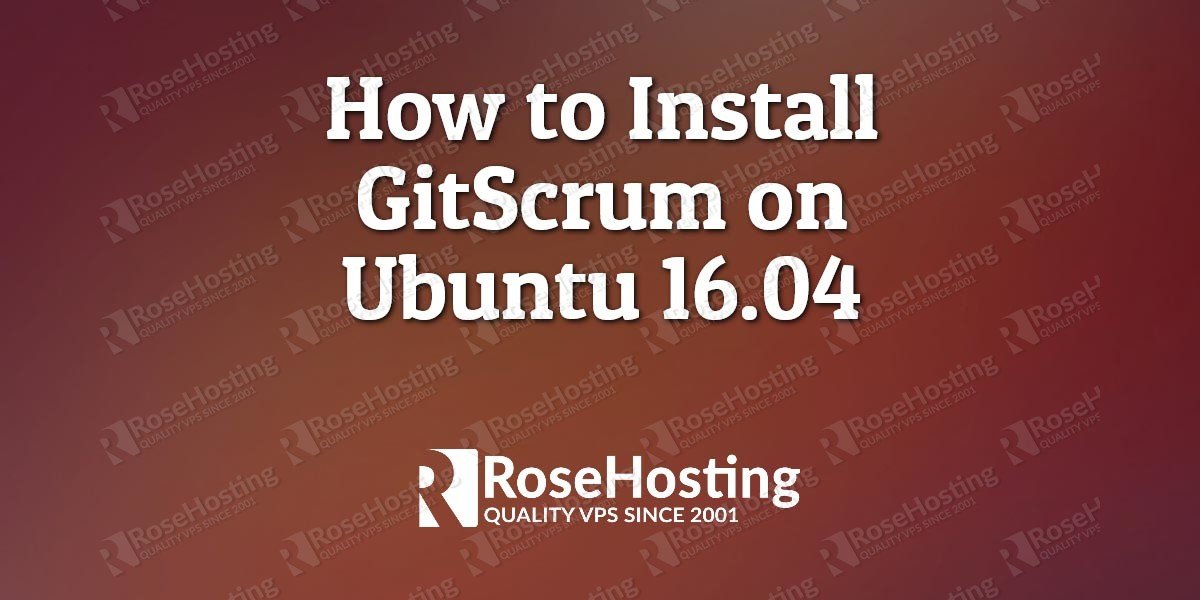 How to Install GitScrum on Ubuntu 16.04