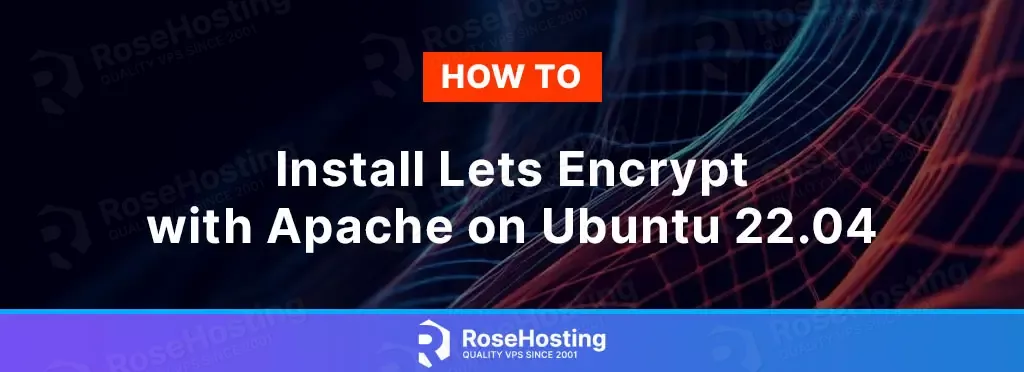 install lets encrypt with apache on ubuntu 22.04