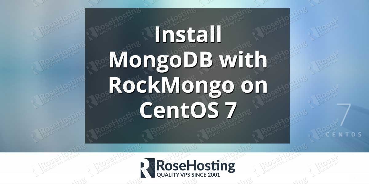 Install MongoDB with RockMongo on CentOS 7