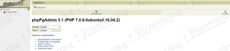 Install phpPgAdmin on Ubuntu 16.04