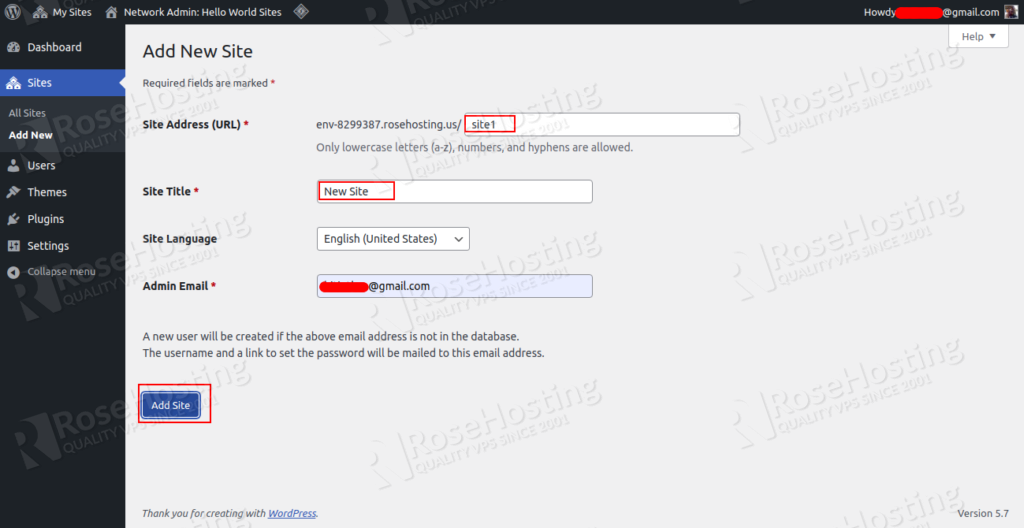 installation of wordpress multisite cluster