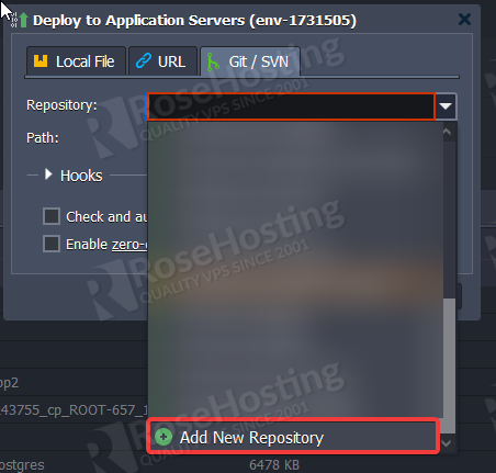 rosehosting paas cofiguration of php and nginx