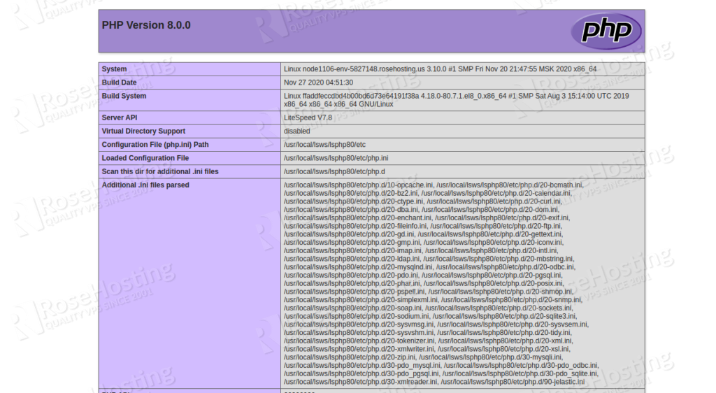 set up litespeed server for highly loaded php applications